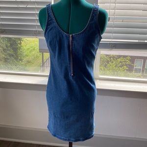 New look denim dress